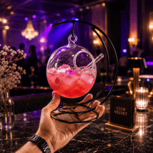 Glory Cocktail Hanging Glass