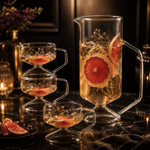 Comical Glass Kettle Set