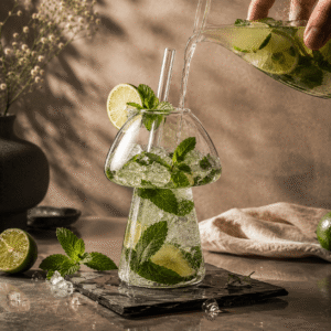 Mushroom Cocktail Glass