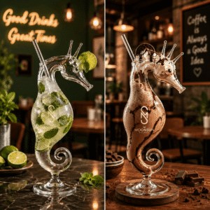 Sea Horse Glass 1 Pcs